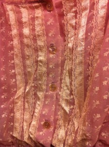 Rosa blommig klänning Beyond retro helalf.se