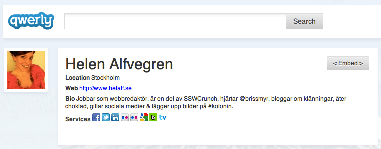 Qwerly Helen Alfvegren